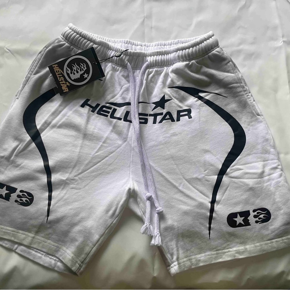 Hellstar White Men's Shorts